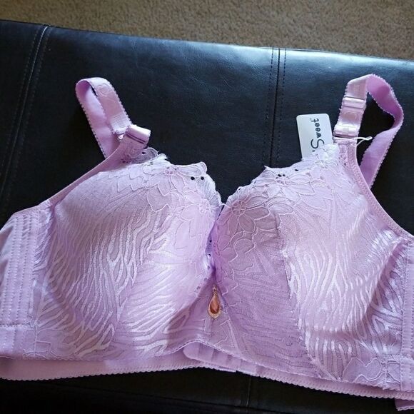 FallSweet Purple Jeweled Bra - Picture 1 of 2